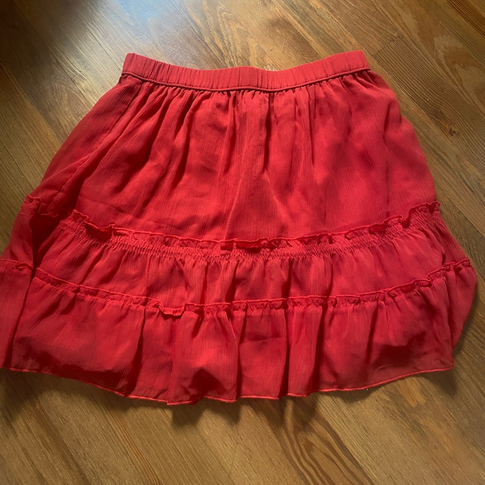 tiered abercrombie skirt!